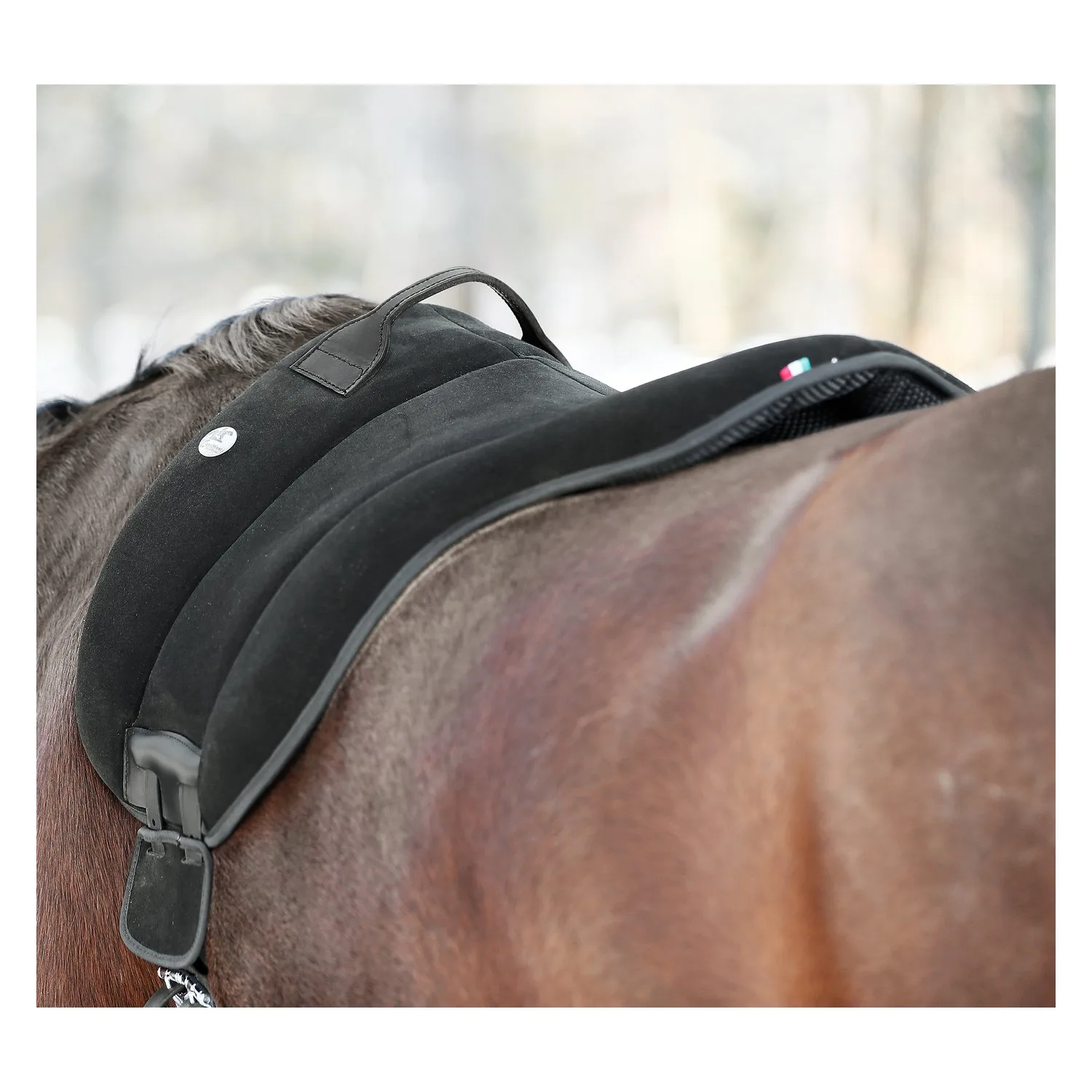 L-pro West Bareback-Pad Wildleder – Ansicht 3